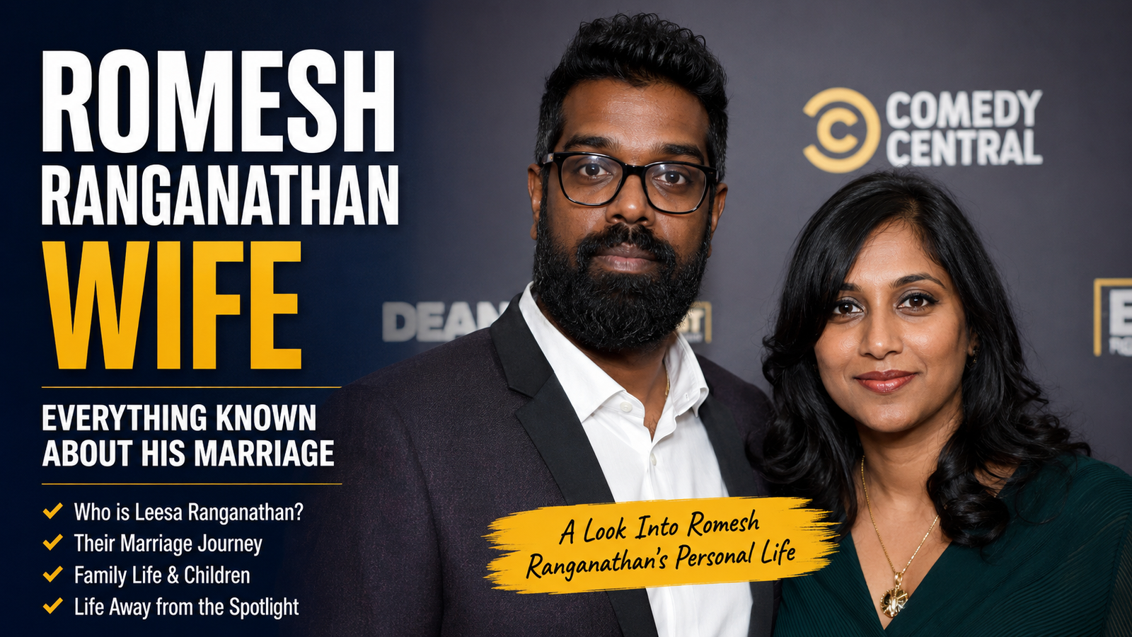 romesh ranganathan wife