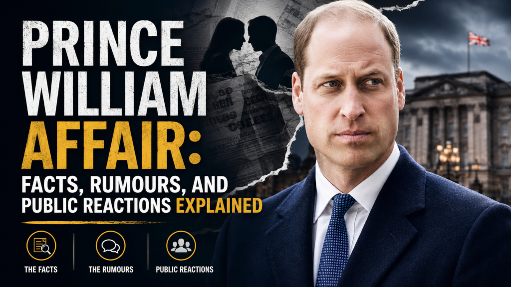 Prince William Affair: Facts, Rumours, and Public Reactions Explained